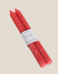 ANN Studio - Cinnamon Red Octagon Tapered Candles