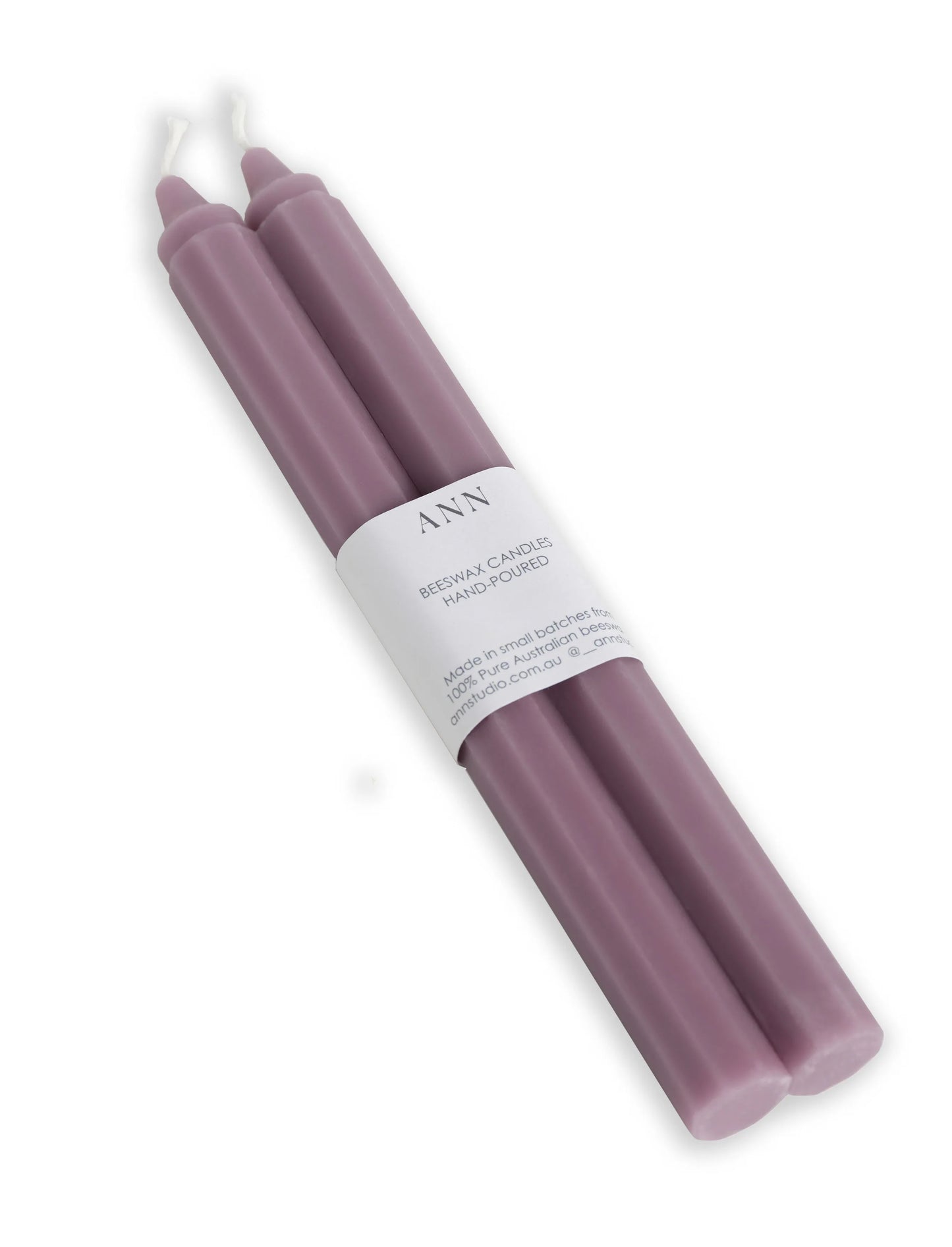 ANN Studio - Violet Octagon Tapered Candles,købn,kobn.com.au