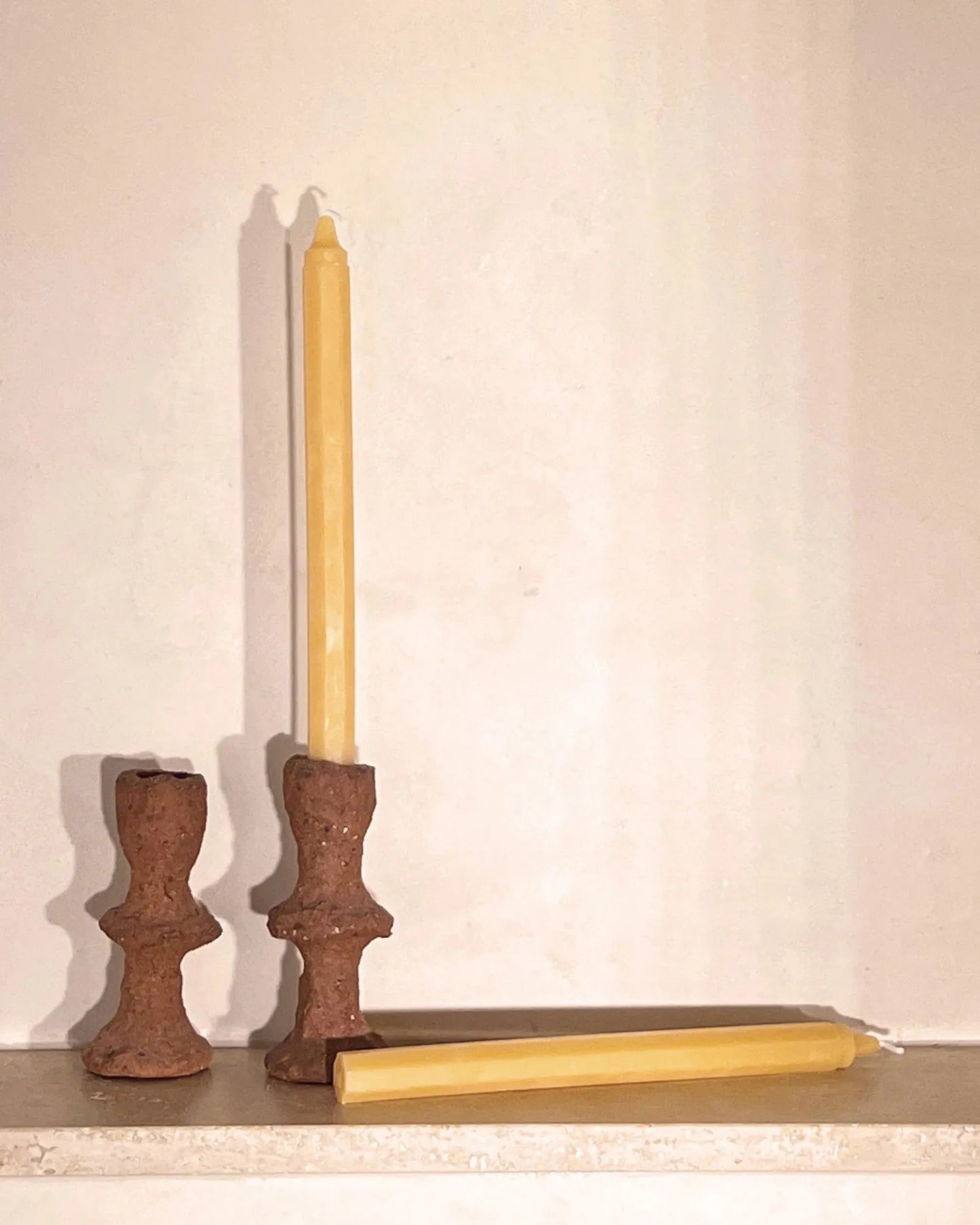 ANN Studio - NaturalOctagon Tapered Candles,købn,kobn.com.au