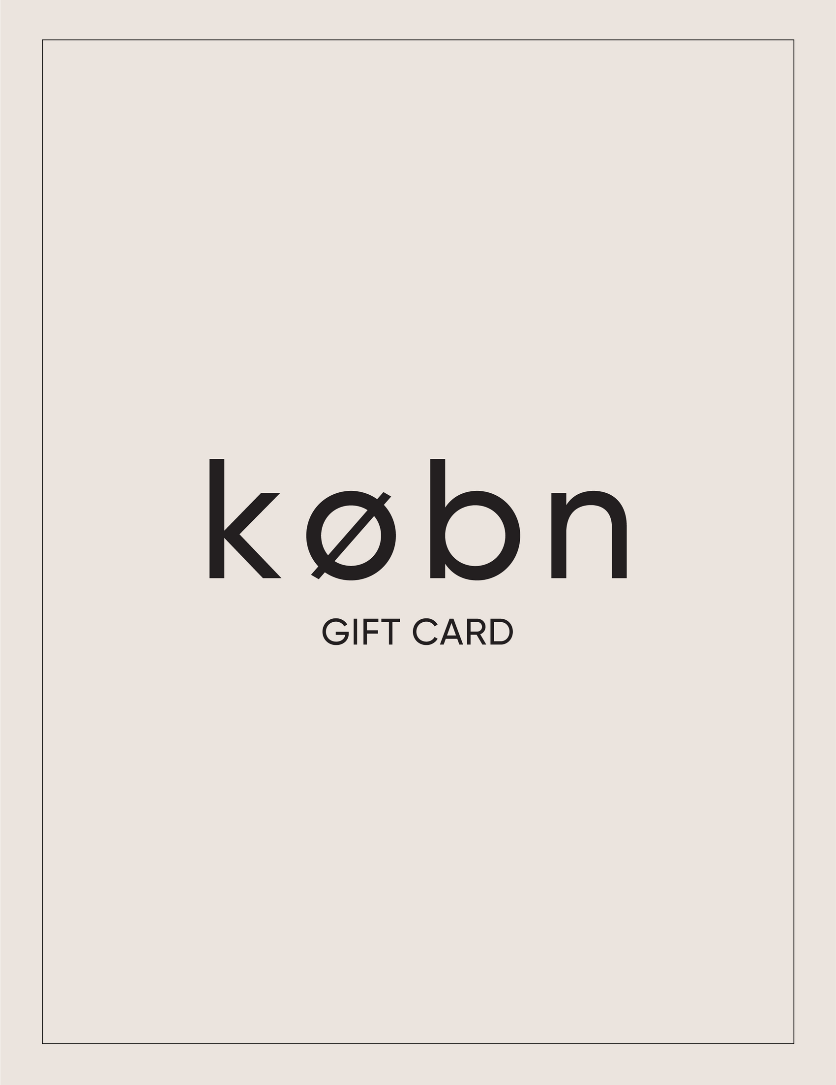 Købn Gift Card