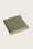 Købn Olive Bathmat folded with a plush pile chunky cotton weave
