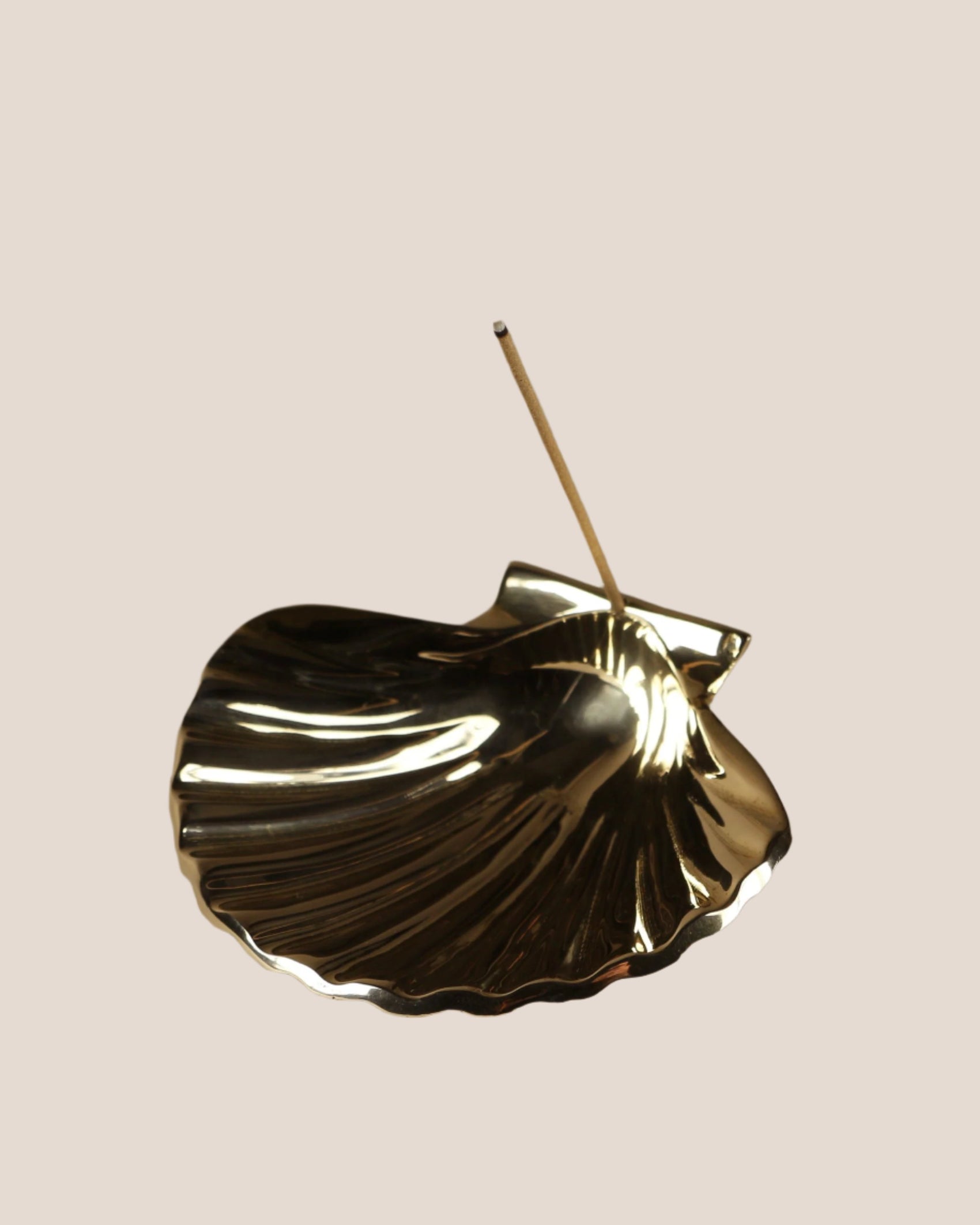 COREY ASHFORD - Scallop Incense Holder | Brass